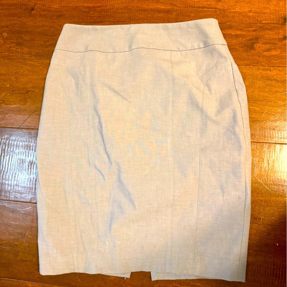Grey High waisted Express pencil skirt